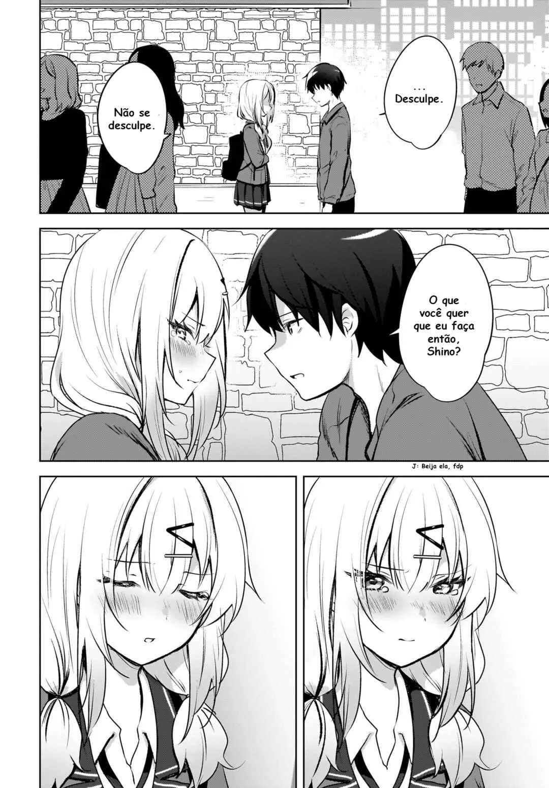 Ushiro no Seki no Gal ni Sukarete Shimatta.: Mou Ore wa Dame kamo Shirenai. — Cap. 9, pág. 8