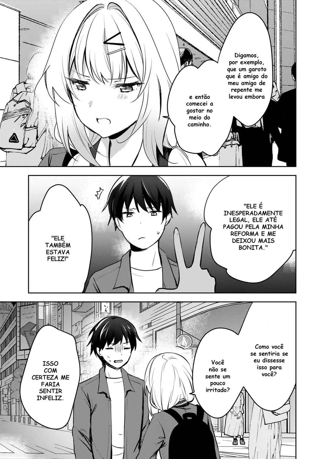 Ushiro no Seki no Gal ni Sukarete Shimatta.: Mou Ore wa Dame kamo Shirenai. — Cap. 9, pág. 15