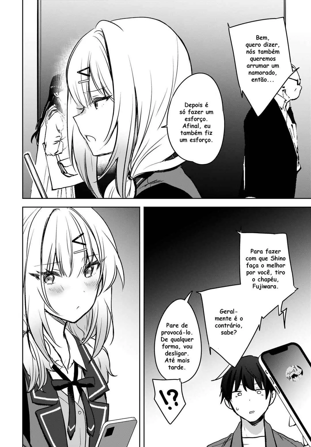 Ushiro no Seki no Gal ni Sukarete Shimatta.: Mou Ore wa Dame kamo Shirenai. — Cap. 9, pág. 18