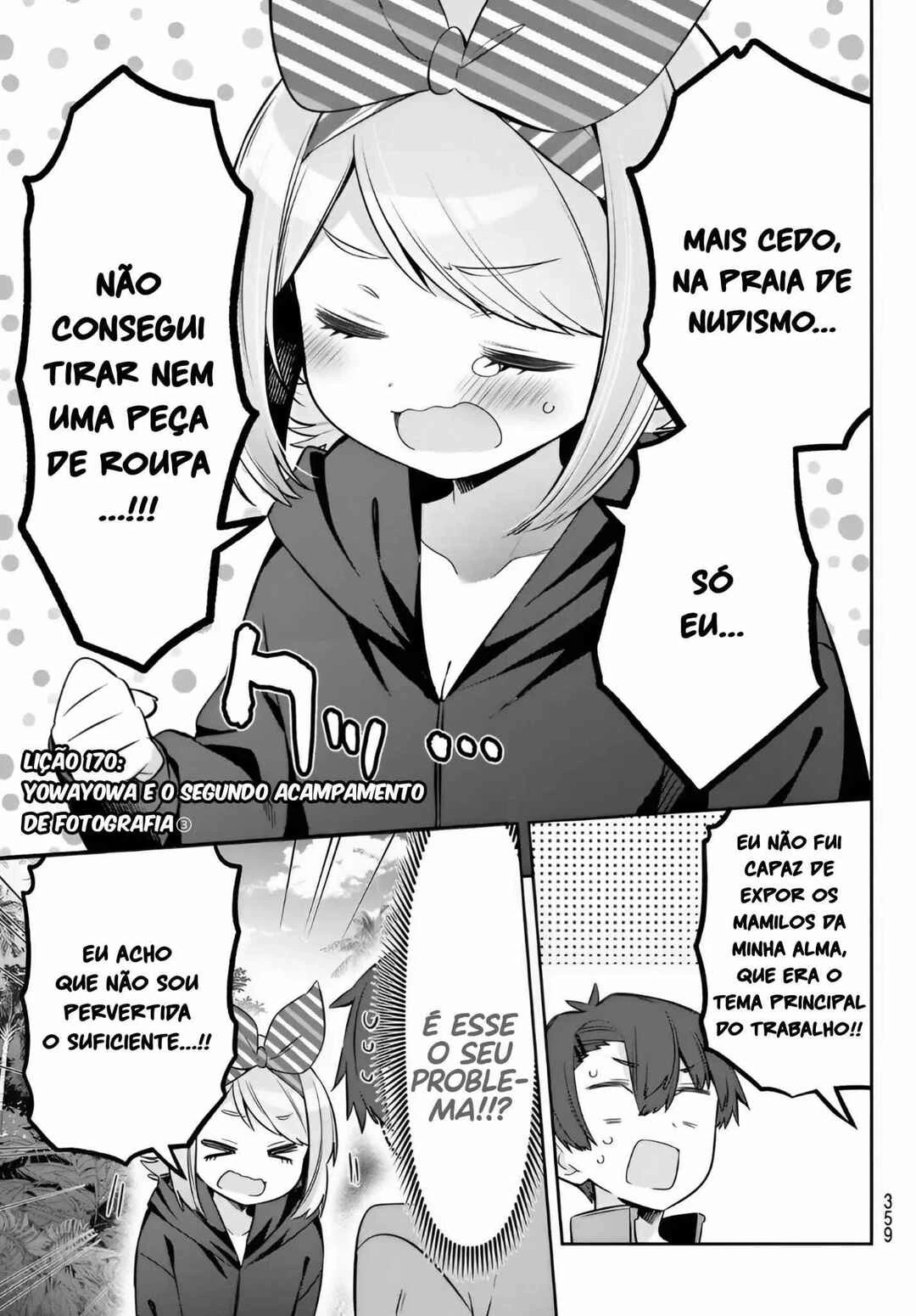 Yowa Yowa Sensei — Cap. 170, pág. 3